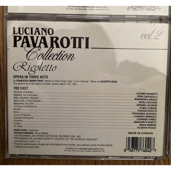 Luciano Pavarotti Collection La Traviata  Rigoletto La Boheme Messa Requiem 8 CD - Picture 13 of 16